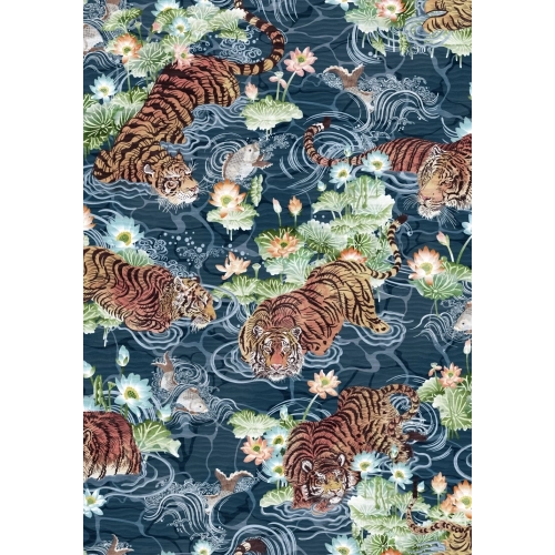 Tiger Lily Midnight Wallpaper