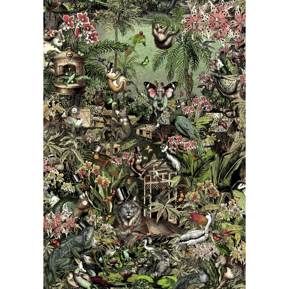 Jungle Life Grass Wallpaper